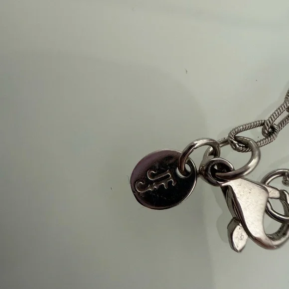 18k with gold chain with pearl - Picture 4 of 4